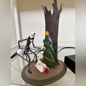 Nightmare Before Christmas Jack Skellington Green Tree Holiday Figurine